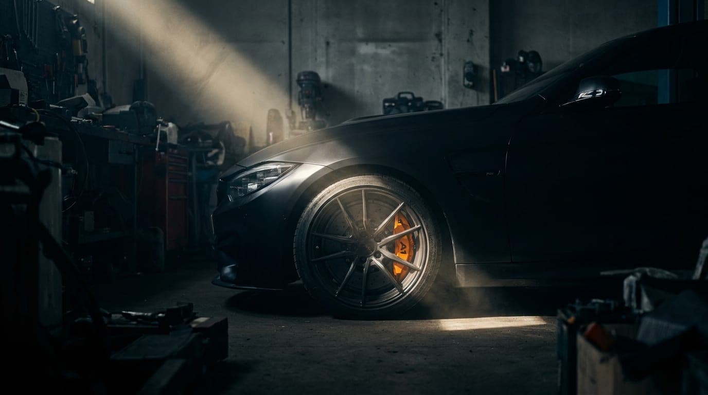 An A1 caliper, installed and earning its keep